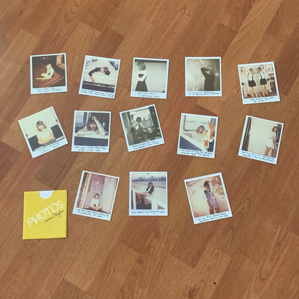 Taylor Swift 1989 polaroids